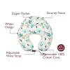 imageMomcozy Innovative Safety Fence Nursing Pillow  Firm ampamp Springy Memory Foam  Stable Ergonomic Support ampamp Comfort  Wider Breastfeeding Cushion Adjustable Removable Cover Baby Safety CertifiedColorful Animals