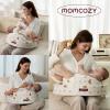 imageMomcozy Nursing Pillow for Breastfeeding Original Plus Size Breastfeeding Pillows for More Support for Mom and Baby with Adjustable Waist Strap and Removable Cotton Cover GreyStarry Sky