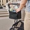 imageMomcozy Universal Stroller Organizer  Minimalist Caddy with 2 Insulated Bottle Holder  Silicone AntiSlip Straps  Detachable Mini Pouch  Durable DenseWeave Fits for UPPAbabyDoona ampamp MoreBlack