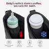 imageMomcozy Universal Stroller Organizer  Minimalist Caddy with 2 Insulated Bottle Holder  Silicone AntiSlip Straps  Detachable Mini Pouch  Durable DenseWeave Fits for UPPAbabyDoona ampamp MoreBlack