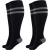 imageMomcozy Compression Socks for Women Wide Calf 1520mmHg Knee High Support Sock for Pregnancy Nurses Travel Flying