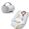 imageMomcozy Pregnancy Pillows Knee Pillow for Side Sleepers with Cooling Cover
