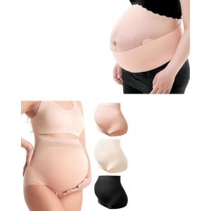 imageMomcozy Belly Bands for Pregnant Women ampamp Maternity High Waist Underwear