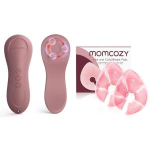 imageMomcozy Kneading Lactation Massager ampamp Breast Therapy Packs Bundle