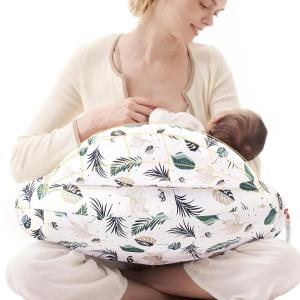 imageMomcozy Pioneering Safety Fence Nursing Pillow for Breastfeeding Wider Feeding Pillows for More Support for Mom ampamp Baby Easier Nursing ampamp Hand Free Fit for All Removable Cotton CoverSnug Spring