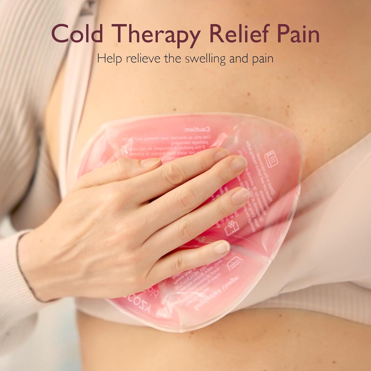 imageMomcozy Breast Therapy Packs 2 Pack ampamp Momcozy 100 Natural Nipple Cream