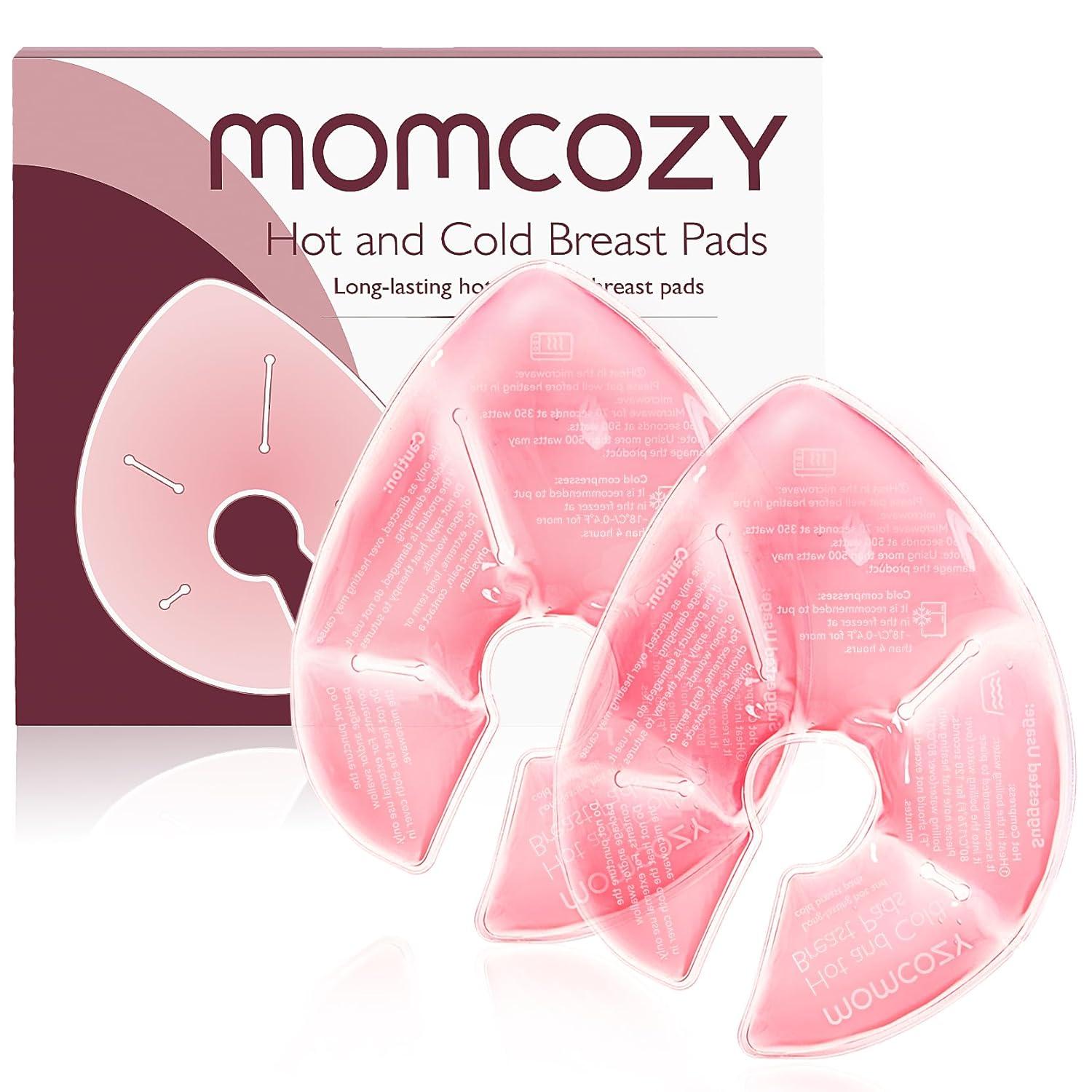 imageMomcozy Breast Therapy Packs 2 Pack ampamp Momcozy 100 Natural Nipple Cream