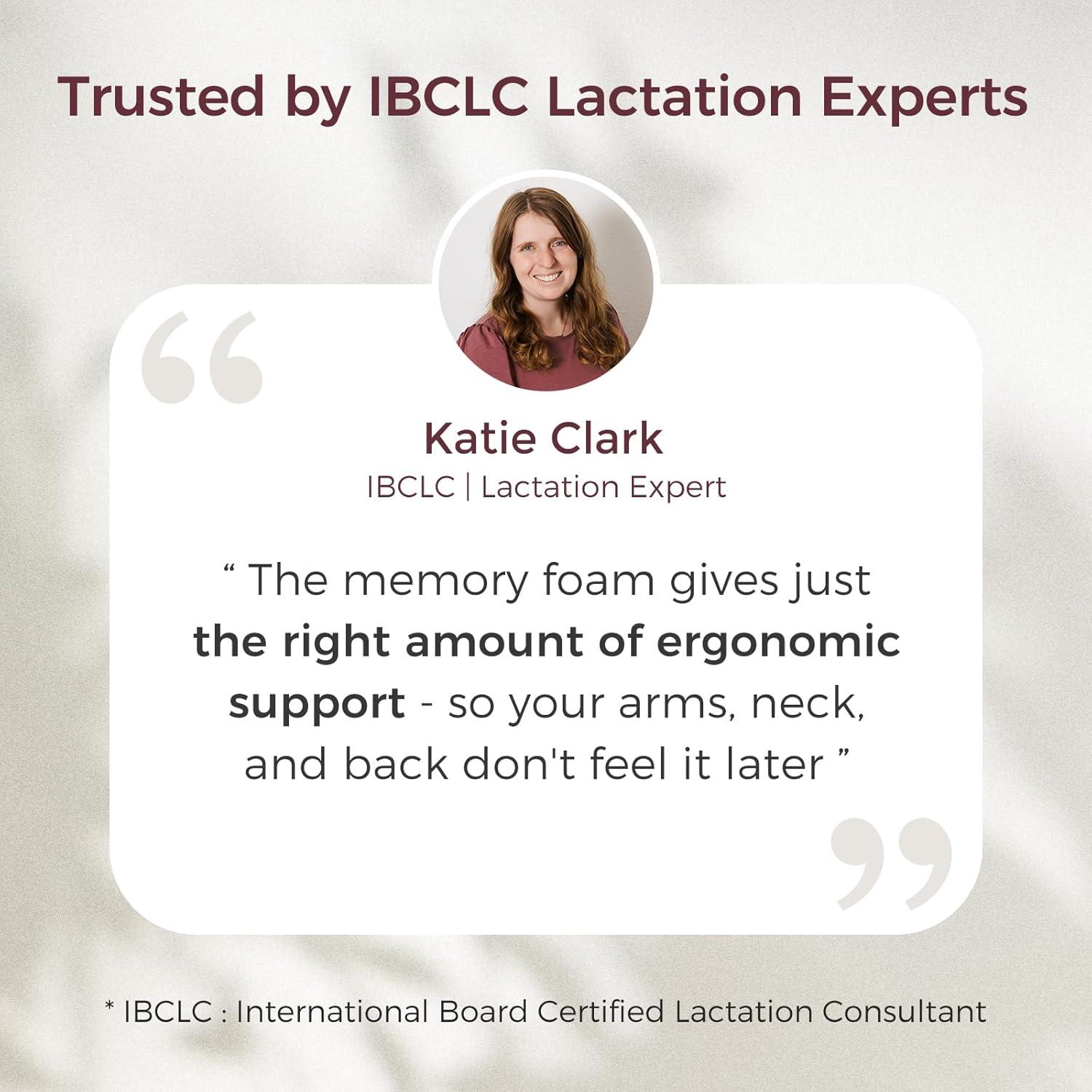 imageMomcozy Original Nursing Pillow and Positioner  Plus Size Feeding Pillow  Breastfeeding Bottle Feeding Baby Support  with Adjustable Waist Strap and Removable Cotton Cover Green ForestStarry Sky