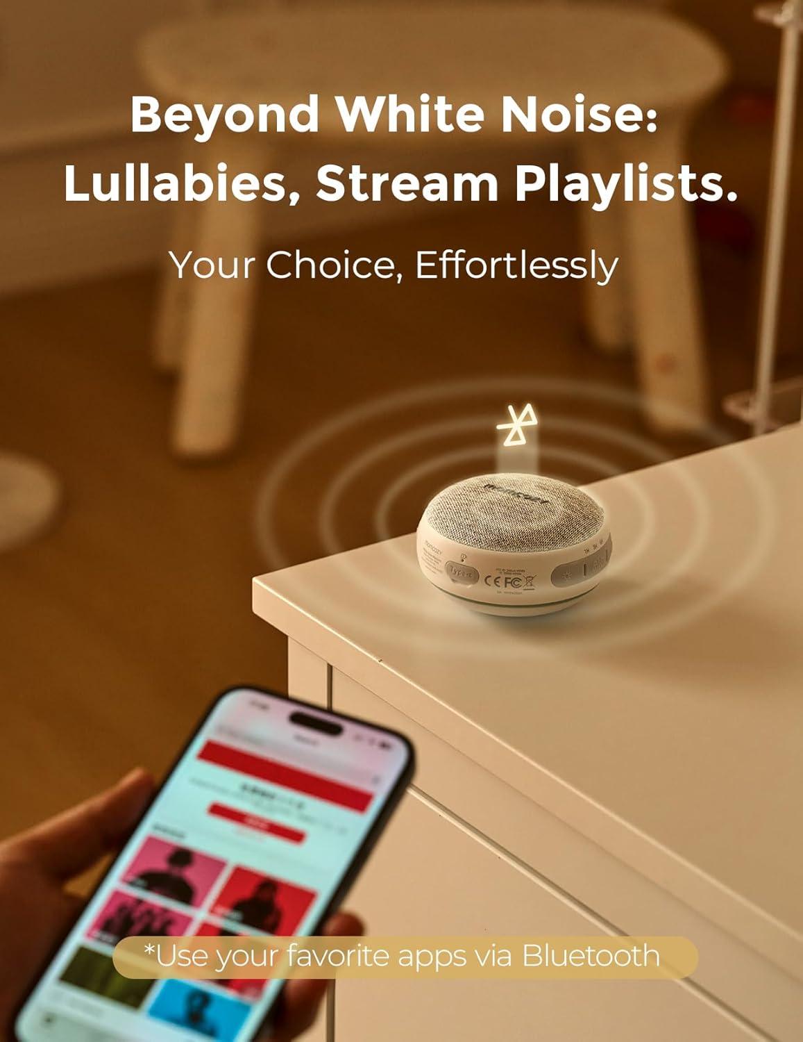 imageMomcozy Portable Sound Machine and App Remote Contro lSound Machine