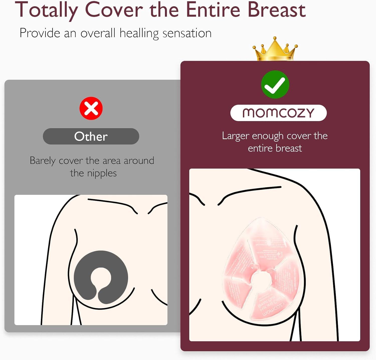 imageMomcozy Postpartum Recovery Essentials Kit ampampLarger Breast Therapy Packs