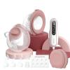 imageMomcozy Breast Pump V1 Pro HospitalGrade HandsFree ampamp Portable Wearable Pump Upgraded Electric Pump with 3 FineTuned Rhythms15 Levels Come with LeakProof DoubleFit Flange Cozy RedCozy Red