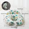 imageMomcozy Original Nursing Pillow and Positioner  Plus Size Feeding Pillow  Breastfeeding Bottle Feeding Baby Support  with Adjustable Waist Strap and Removable Cotton Cover Green ForestColorful Animals