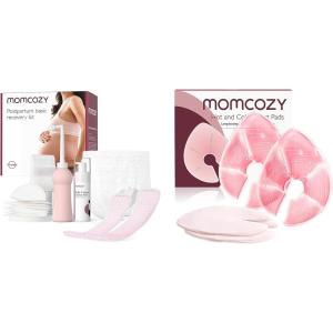 imageMomcozy Postpartum Recovery Essentials Kit ampampLarger Breast Therapy Packs