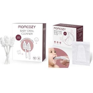 imageMomcozy Baby Tongue Cleaner Gauze Baby Finger Toothbrush