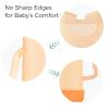 imageMomcozy Baby Pouch Holder No Squeeze Baby Food ampamp Juice Box Holder MessFree Easy Grip for SelfFeeding BPAFree ampamp DEHPFree MustHave for Babies BlueViolet Orange