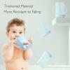 imageMomcozy Baby Pouch Holder No Squeeze Baby Food ampamp Juice Box Holder MessFree Easy Grip for SelfFeeding BPAFree ampamp DEHPFree MustHave for Babies BlueBlue