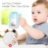 imageMomcozy Baby Pouch Holder No Squeeze Baby Food ampamp Juice Box Holder MessFree Easy Grip for SelfFeeding BPAFree ampamp DEHPFree MustHave for Babies BlueBlue