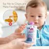 imageMomcozy Baby Pouch Holder No Squeeze Baby Food ampamp Juice Box Holder MessFree Easy Grip for SelfFeeding BPAFree ampamp DEHPFree MustHave for Babies BlueBlue