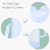 imageMomcozy Baby Pouch Holder No Squeeze Baby Food ampamp Juice Box Holder MessFree Easy Grip for SelfFeeding BPAFree ampamp DEHPFree MustHave for Babies BlueBlue