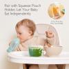imageMomcozy Reusable Baby Food Pouches for ToddlersBPA Free PlasticFood SafeFreezer SafeRefillable for Applesauce Yogurt ampamp Puree Squeeze Pouch10 packs344oz5 Ounce