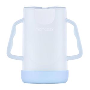 imageMomcozy Baby Pouch Holder No Squeeze Baby Food ampamp Juice Box Holder MessFree Easy Grip for SelfFeeding BPAFree ampamp DEHPFree MustHave for Babies BlueBlue