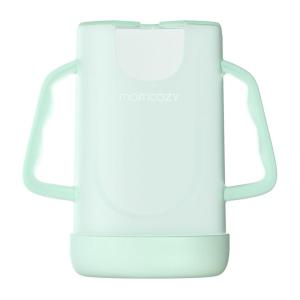 imageMomcozy Baby Pouch Holder No Squeeze Baby Food ampamp Juice Box Holder MessFree Easy Grip for SelfFeeding BPAFree ampamp DEHPFree MustHave for Babies BlueGreen