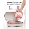 imageMomcozy Air 1 UltraSlim Breast Pump HandsFree Wearable Pump with Wireless Charging Case ampamp App Control with Auto Mode ampamp FullMilk Alert IndustryFirst Transparent Top for Easy Nipple Alignment