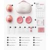 imageMomcozy Air 1 UltraSlim Breast Pump HandsFree Wearable Pump with Wireless Charging Case ampamp App Control with Auto Mode ampamp FullMilk Alert IndustryFirst Transparent Top for Easy Nipple Alignment