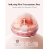 imageMomcozy Air 1 UltraSlim Breast Pump HandsFree Wearable Pump with Wireless Charging Case ampamp App Control with Auto Mode ampamp FullMilk Alert IndustryFirst Transparent Top for Easy Nipple Alignment