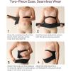imageMomcozy Pregnancy Belly Band and Nursing Bras for Breastfeeding Seamless Pregnancy Maternity Bra