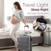 imageMomcozy Portable Pregnancy Pillow Memory Foam W Shaped Maternity Great Support for Side Sleepers Adjustable Travel Wedge Pillow for Back Belly and Hip Relief Ideal for Pregnant Women GreyGreypremium Memory Foam