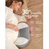 imageMomcozy Portable Pregnancy Pillow Memory Foam W Shaped Maternity Great Support for Side Sleepers Adjustable Travel Wedge Pillow for Back Belly and Hip Relief Ideal for Pregnant Women GreyGrey