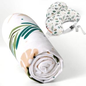 imageMomcozy Nursing Pillow Cover for Original Pillow Pioneering Safety Fence  Plus Size Breastfeeding Pillow for Ergonomic Comfort ampamp SupportEasier and Healthier Nursing Cotton Cover OnlySnug Spring