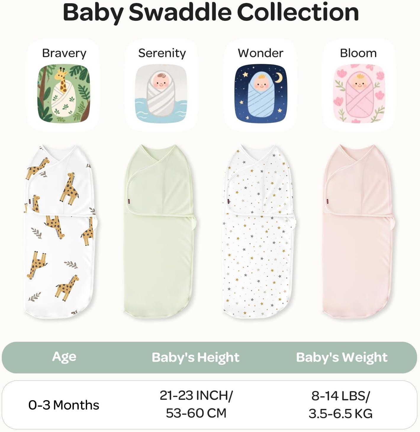 imageMomcozy Swaddles for Newborns Quiet Fastner Suitable for Infant 03 Months NewParentFriendly Swaddle Sack Reduce Startle Reflex Newborn Boys Girls Registry Essentials 2Pack BloomWonder