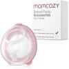 imageMomcozy Wearable Breast Pump V2 Pro UltraLightweight Double Electric Breast Pump HandsFree ampamp Portable Pump with Upgraded Flange Quiet ampamp LeakProof Electric Pump for Pumping MomsTransparent