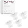 imageMomcozy Wearable Breast Pump V2 Pro UltraLightweight Double Electric Breast Pump HandsFree ampamp Portable Pump with Upgraded Flange Quiet ampamp LeakProof Electric Pump for Pumping MomsTransparent
