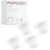 imageMomcozy Wearable Breast Pump V2 Pro UltraLightweight Double Electric Breast Pump HandsFree ampamp Portable Pump with Upgraded Flange Quiet ampamp LeakProof Electric Pump for Pumping MomsTransparent