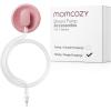 imageMomcozy Wearable Breast Pump V2 Pro UltraLightweight Double Electric Breast Pump HandsFree ampamp Portable Pump with Upgraded Flange Quiet ampamp LeakProof Electric Pump for Pumping MomsTransparent