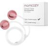 imageMomcozy Wearable Breast Pump V2 Pro UltraLightweight Double Electric Breast Pump HandsFree ampamp Portable Pump with Upgraded Flange Quiet ampamp LeakProof Electric Pump for Pumping MomsTransparent