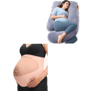 imageMomcozy Pregnancy Belly Band and Pregnancy Pillows for Sleeping