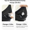 image:imageMomcozy HandsFree Pumping Bra Wireless amp Seamless Breast Pump Bra Breathable Tencel Fabric amp Fully Fixed CupsBlack