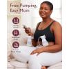 image:imageMomcozy Pumping Bra Pumping Bra Hands Free All Day Wear Pumping amp Nursing Bra in One Holding Breast Pump for Spectra MedelaBlack2pk