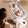 image:imageMomcozy CocoSway Baby Swing for Infants to Toddler 3DMotion Electric Baby Swing with 6 Motions amp 4Speeds Remote Control Infant Swing with 8 Preset Lullabies for Baby Boy Girl Up to 20 lbs HazeHaze
