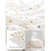 image:imageMomcozy Muslin Swaddle Blankets Ultra Soft Neutral Registry Essentials 47 x 47 Breathable Large Receiving Blanket Newborn Essentials Must Haves Baby Boys Girls Shower Gifts Fruits PartyStellar Orbit