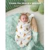image:imageMomcozy Muslin Swaddle Blankets Ultra Soft Neutral Registry Essentials 47 x 47 Breathable Large Receiving Blanket Newborn Essentials Must Haves Baby Boys Girls Shower Gifts Fruits PartyBravery