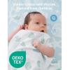 image:imageMomcozy Muslin Swaddle Blankets Ultra Soft Neutral Registry Essentials 47 x 47 Breathable Large Receiving Blanket Newborn Essentials Must Haves Baby Boys Girls Shower Gifts Fruits PartyMarine Sea Sprite