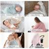 image:imageMomcozy Muslin Swaddle Blankets Ultra Soft Neutral Registry Essentials 47 x 47 Breathable Large Receiving Blanket Newborn Essentials Must Haves Baby Boys Girls Shower Gifts Fruits PartyMint Green
