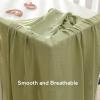image:imageMomcozy Muslin Swaddle Blankets Ultra Soft Neutral Registry Essentials 47 x 47 Breathable Large Receiving Blanket Newborn Essentials Must Haves Baby Boys Girls Shower Gifts Fruits PartyLight Green