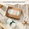 image:imageMomcozy Muslin Swaddle Blankets Ultra Soft Neutral Registry Essentials 47 x 47 Breathable Large Receiving Blanket Newborn Essentials Must Haves Baby Boys Girls Shower Gifts Fruits PartyFruits Party