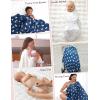 image:imageMomcozy Muslin Swaddle Blankets Ultra Soft Neutral Registry Essentials 47 x 47 Breathable Large Receiving Blanket Newborn Essentials Must Haves Baby Boys Girls Shower Gifts Fruits PartyMidnight Star Clouds